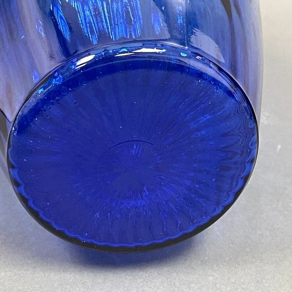 X-large Cobalt‎ Blue Glass Vase 12 5/8